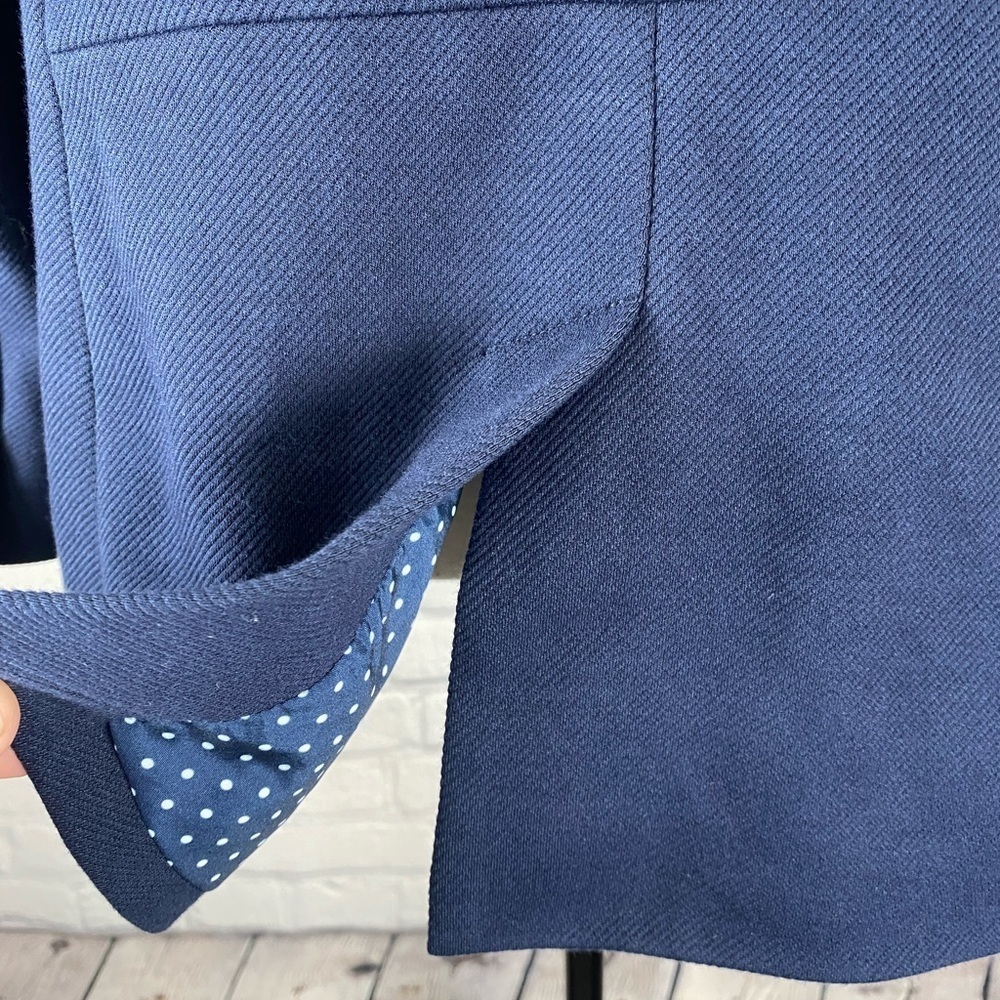Women’s Talbots Navy Blazer size 16 Petite Suit Jacket Office Clothing Plus Size - Picture 10 of 14